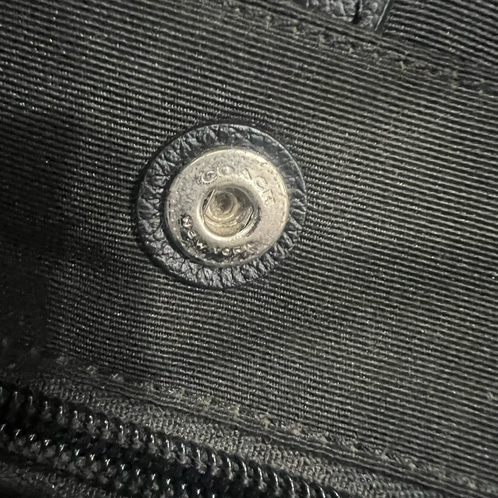 Coach BLACK Charles Leather Backpack Bag F54786 - Picture 14 of 15